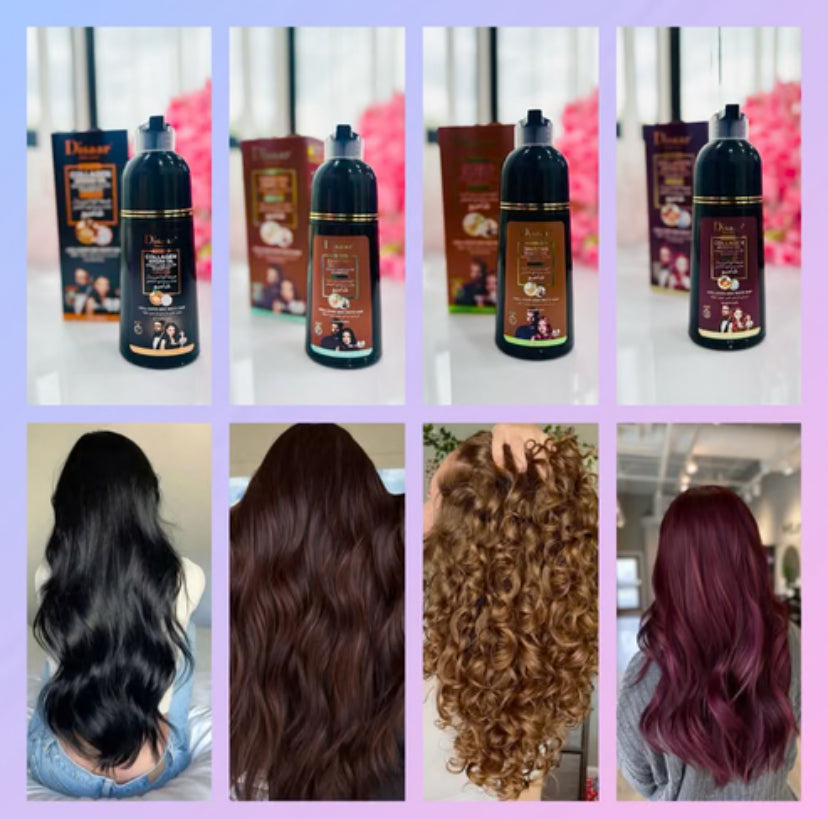 🕰️Recupera tu confianza Shampoo Disaar® 400ml – Fórmula 100% Natural que Cubre las Canas Original🏆