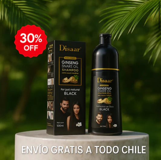 🕰️Recupera tu confianza Shampoo Disaar® 400ml – Fórmula 100% Natural que Cubre las Canas Original🏆