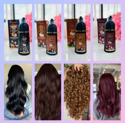 🕰️Recupera tu confianza Shampoo Disaar® 400ml – Fórmula 100% Natural que Cubre las Canas Original🏆